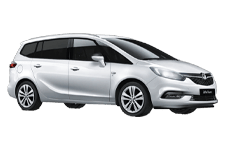 Van Rental Wolverhampton - Vauxhall Zafira 5 + 2 - Minibus hire Wolverhampton